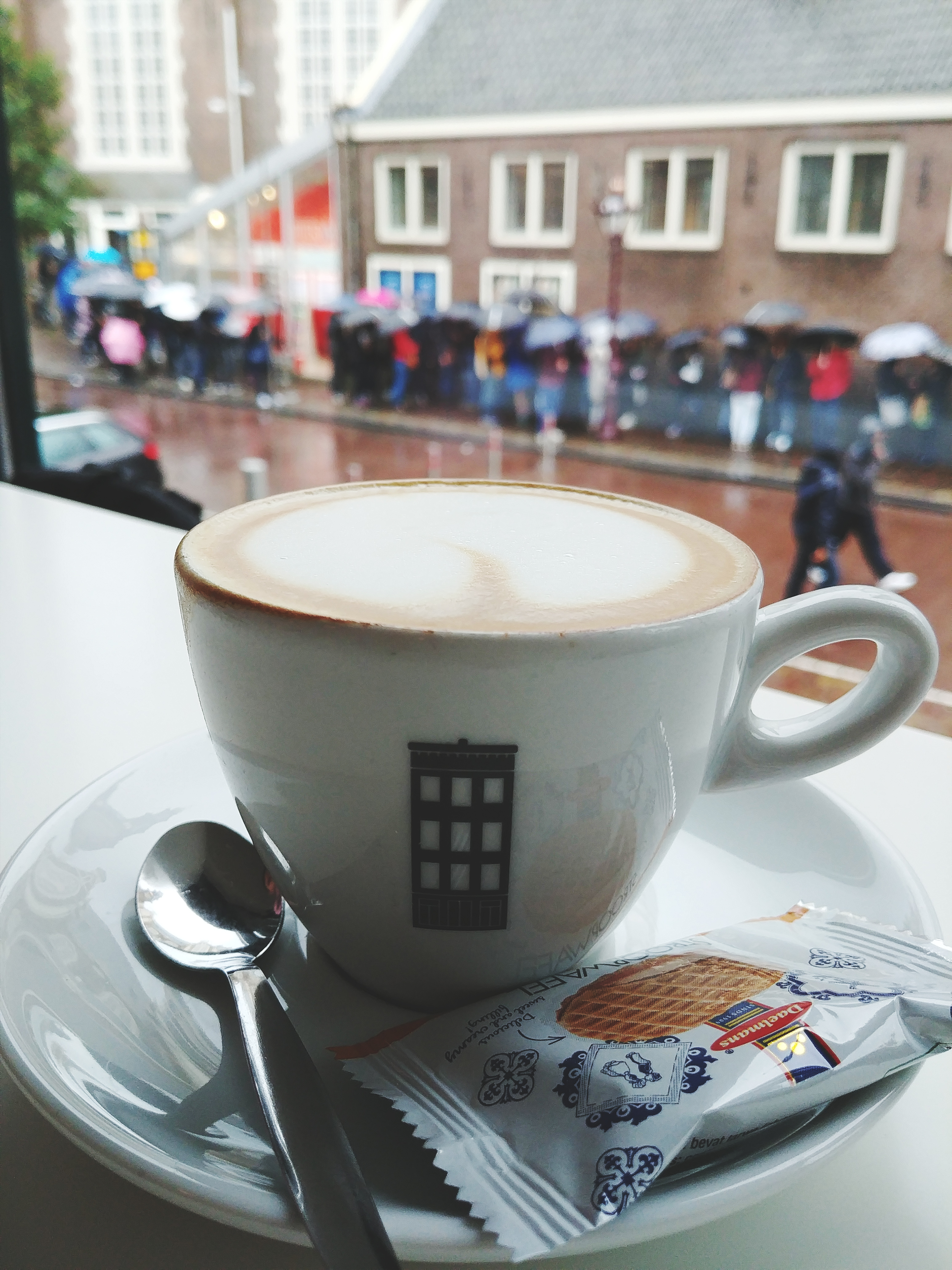 Coffee at Anne Frank's House. byamandalia