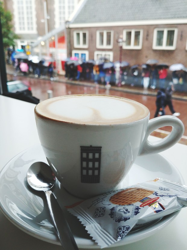 Coffee at Anne Frank's House. byamandalia