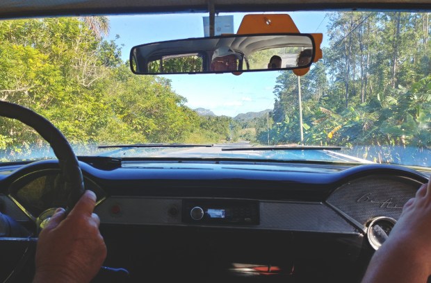 Driving around Vinales